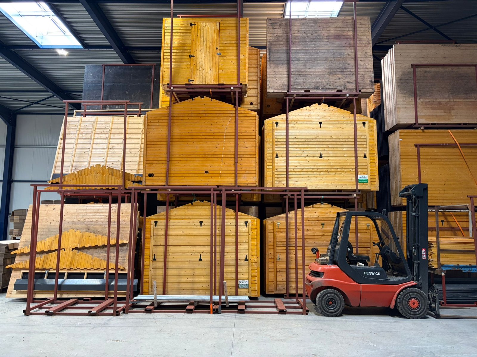 Racks de stockage palettes Witrans Bastogne — entrepôt sécurisé