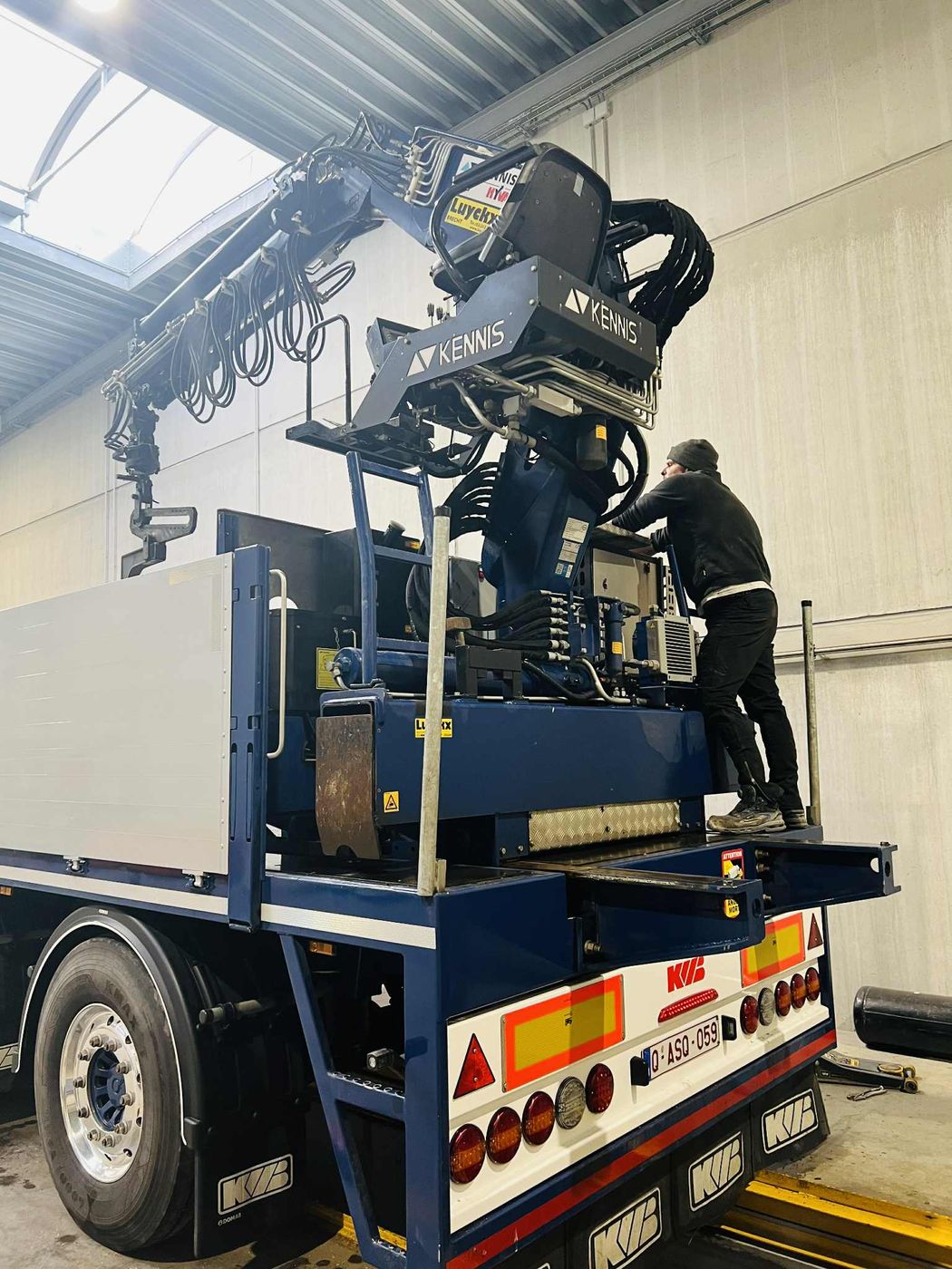 Transport remorque-grue accès difficile Ardennes Witrans Bastogne